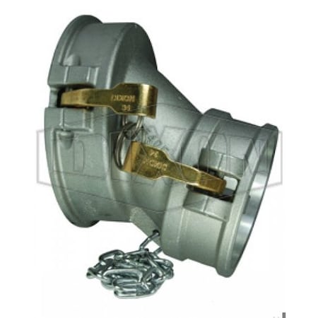 Dixon API Drop Adapter, 4 in Nominal, Aluminum, Domestic 4540F